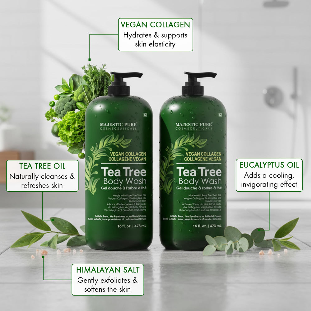 Majestic Pure Tea Tree Oil ingredient tea tree close-up