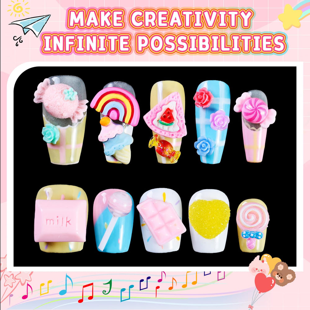 Major Dijit 3D nail charms pizza for quirky manicure touches