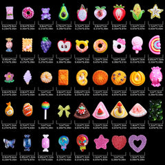 Major Dijit 3D nail charms packaged neatly for easy storage and gifting