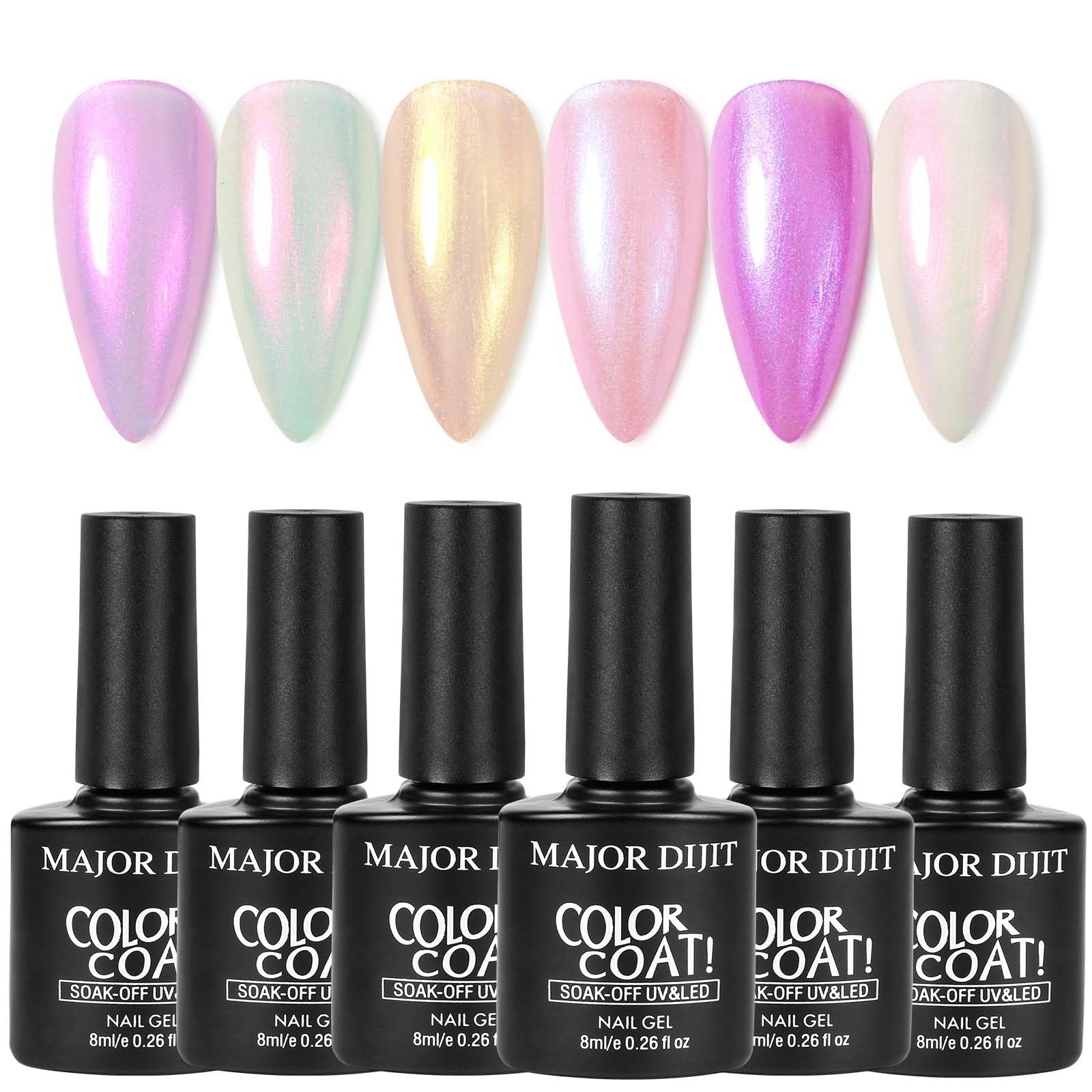 Major Dijit six sanding bands for smooth, even nail surface prep