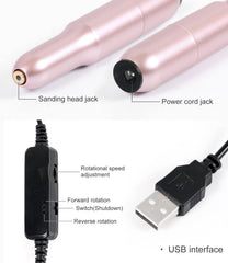Major Dijit electric nail drill shown with adjustable speed for precision.