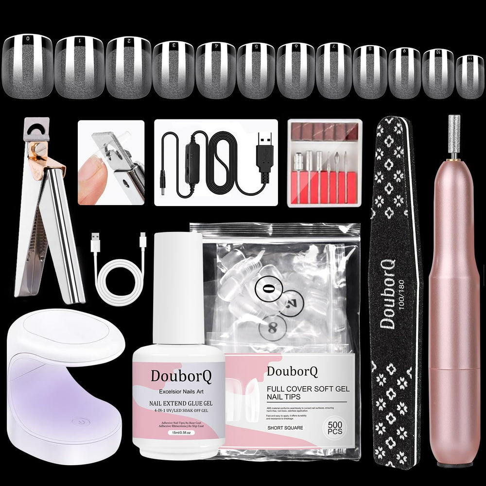 Major Dijit Gel Nail Kit compact case with essential tools for DIY nails.