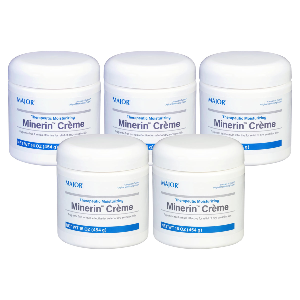 MAJOR Minerin Créme 16oz jar front view for soothing dry skin.