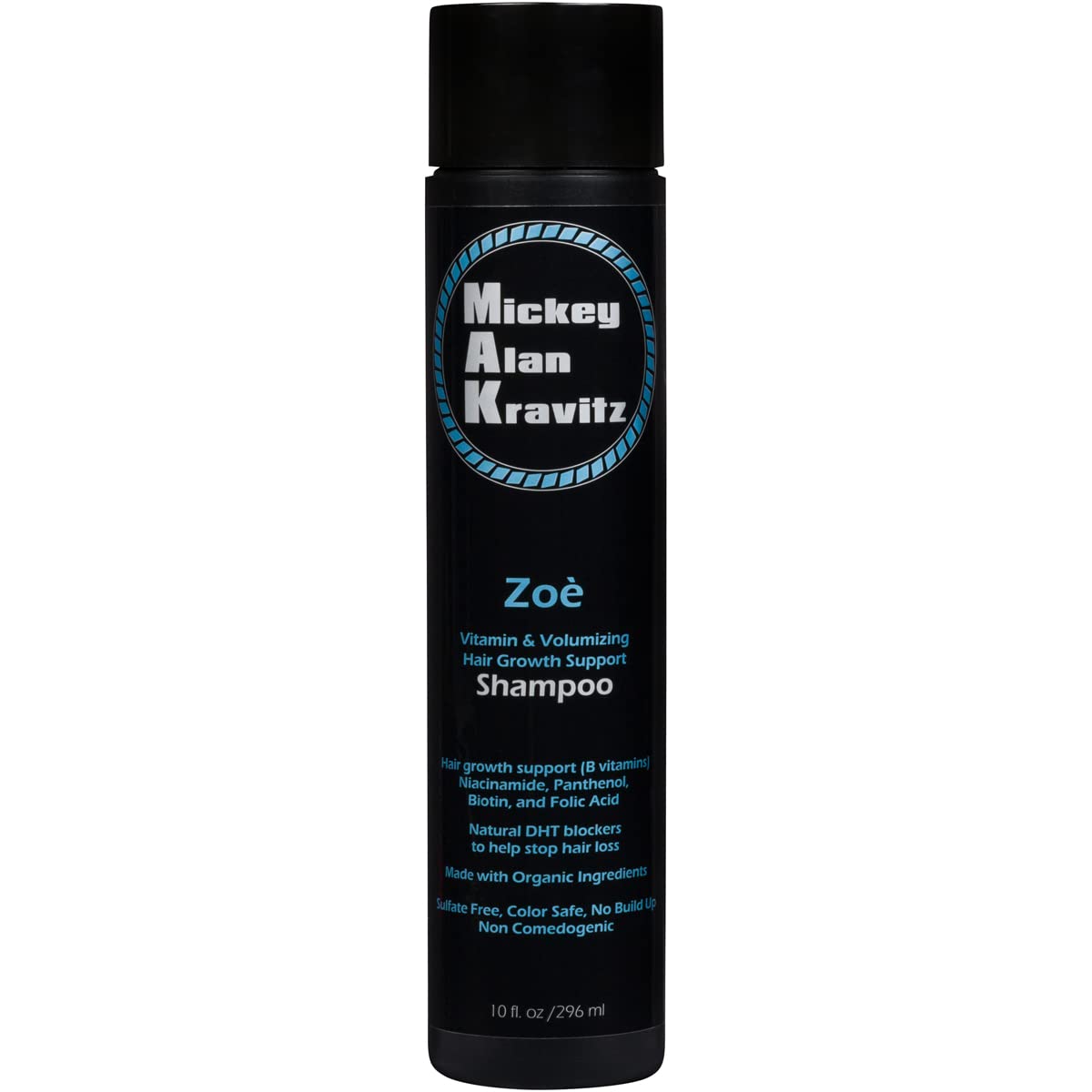 MAK Hair Zoe Shampoo bottle pour for easy application and added volume.