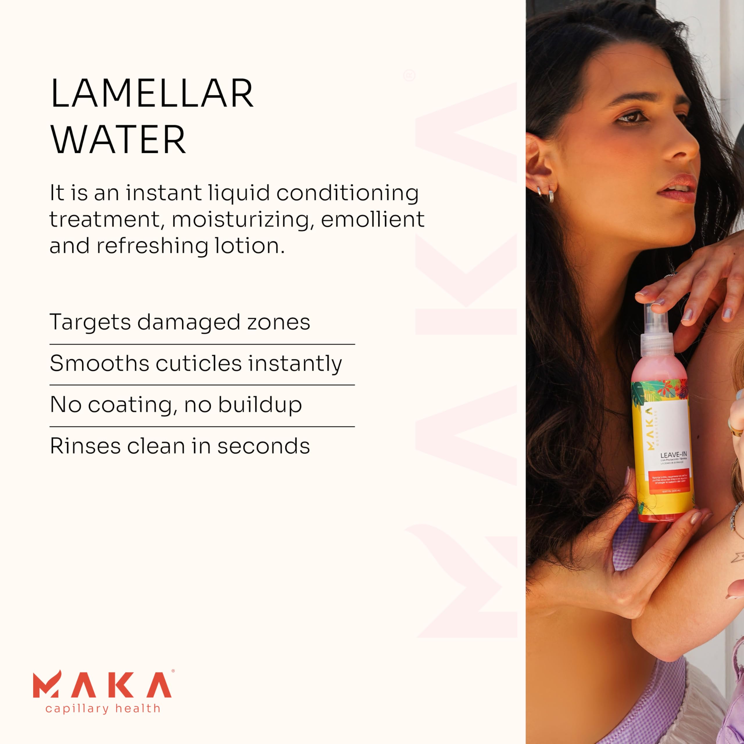 MAKA Essentials Lamellar Water dispensing pump for easy application