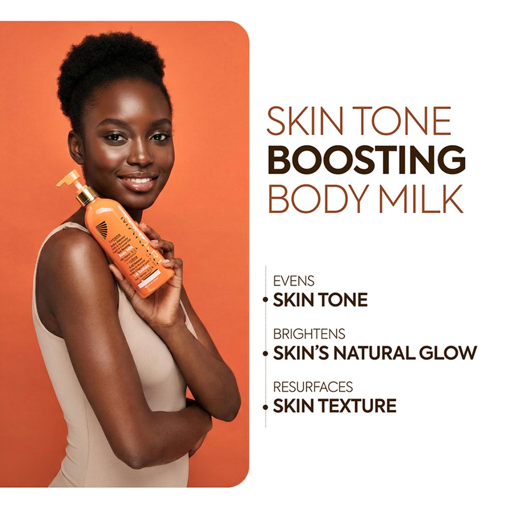 MAKARI body milk texture being spread for silky, comfortable skin.