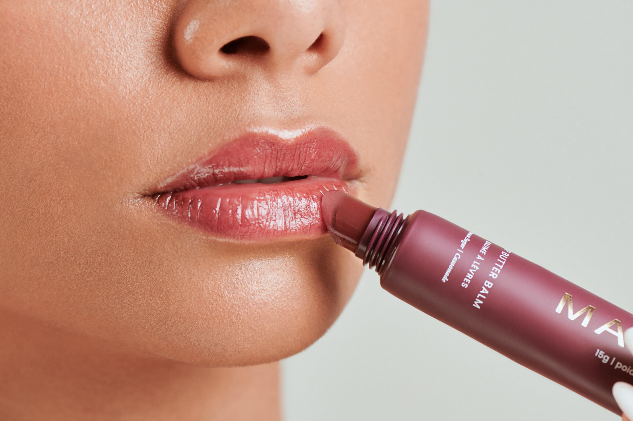 Product placed on a desk to show everyday lip care routine.