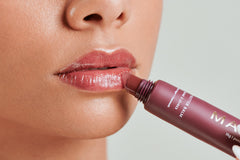 Product placed on a desk to show everyday lip care routine.