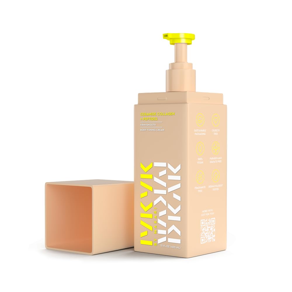 Makari IYKYK ceramide-collagen-peptides cream jar highlighting firming potential