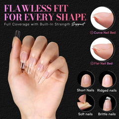 Makartt 13 sizes chart with square tips fits every finger