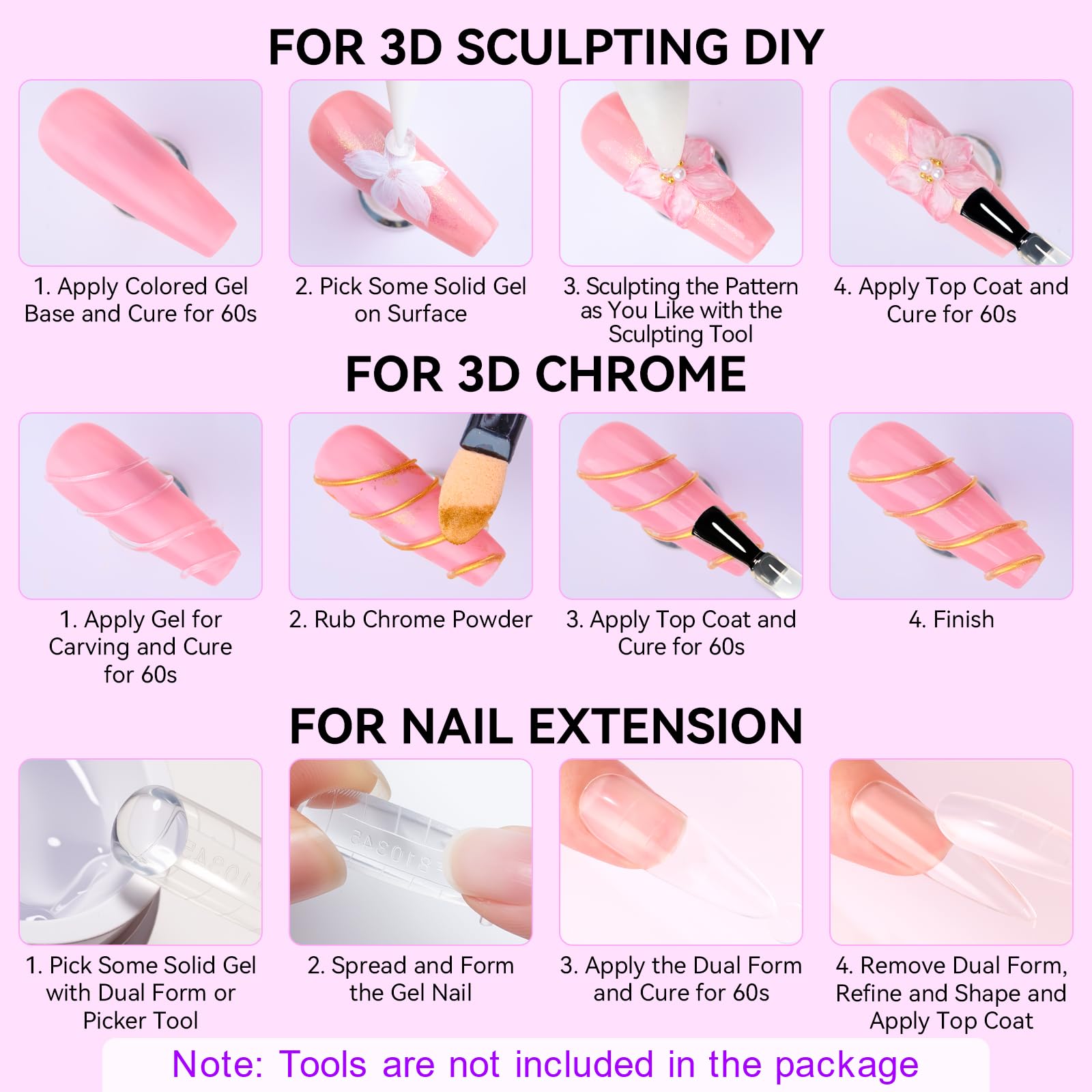 Makartt 3D gel long-lasting hold for durable wear.