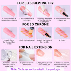 Makartt 3D gel long-lasting hold for durable wear.