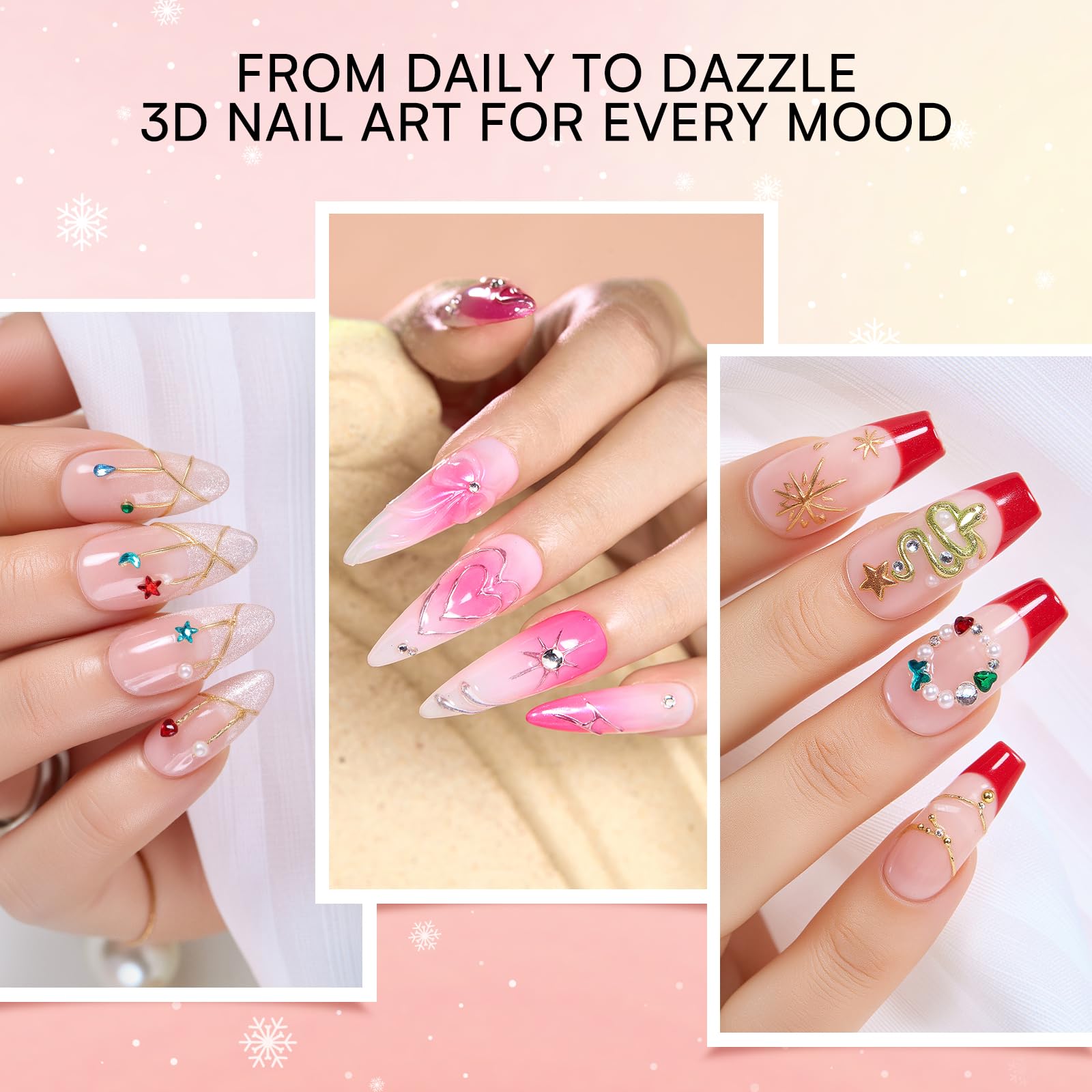 Makartt 3D sculpting gel clear for layered nail art