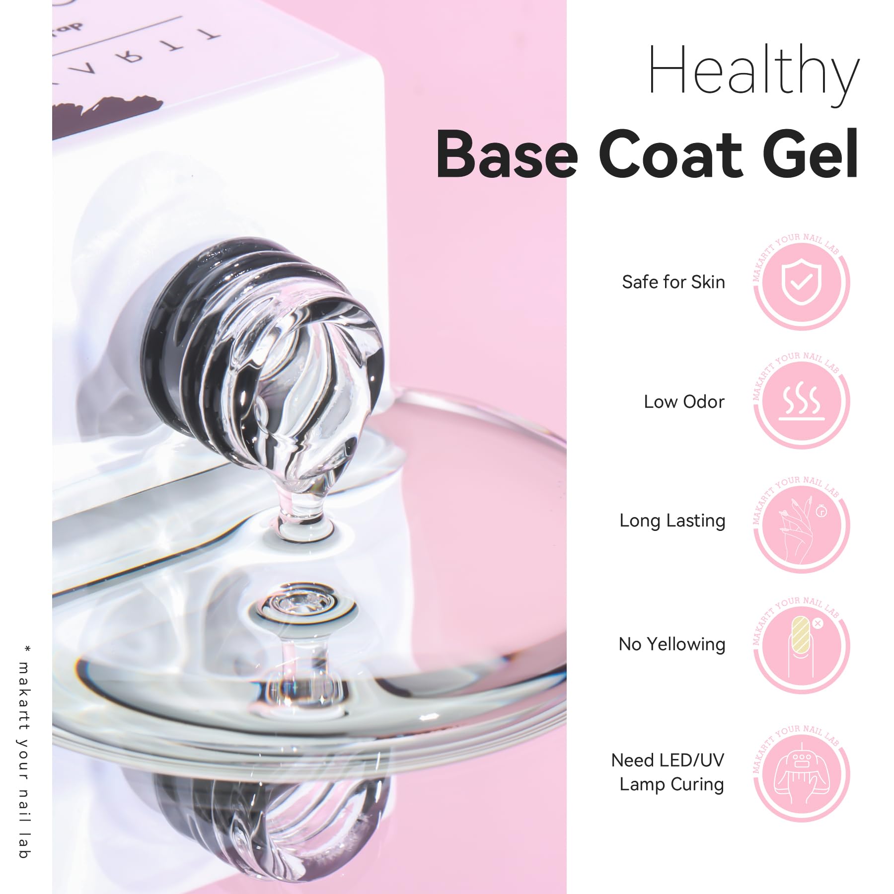 Makartt Base Coat used as nail glue for small charms.