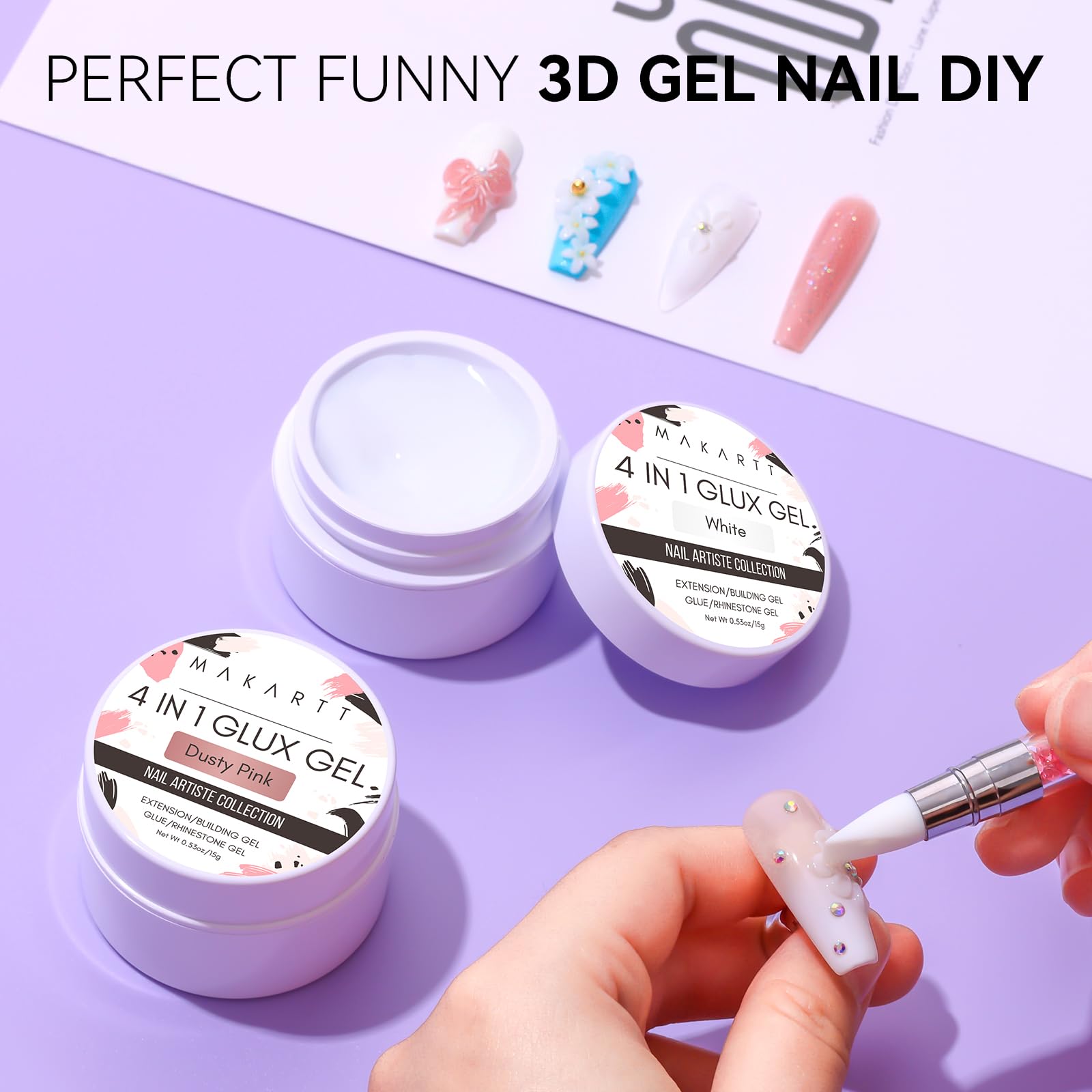 Makartt beginner-friendly gel kit for easy application and neat results