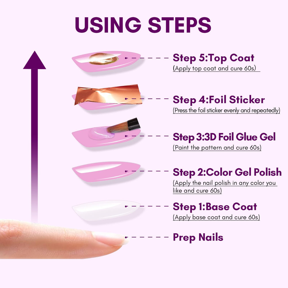 Makartt foil glue used with liner or flat brushes for precision
