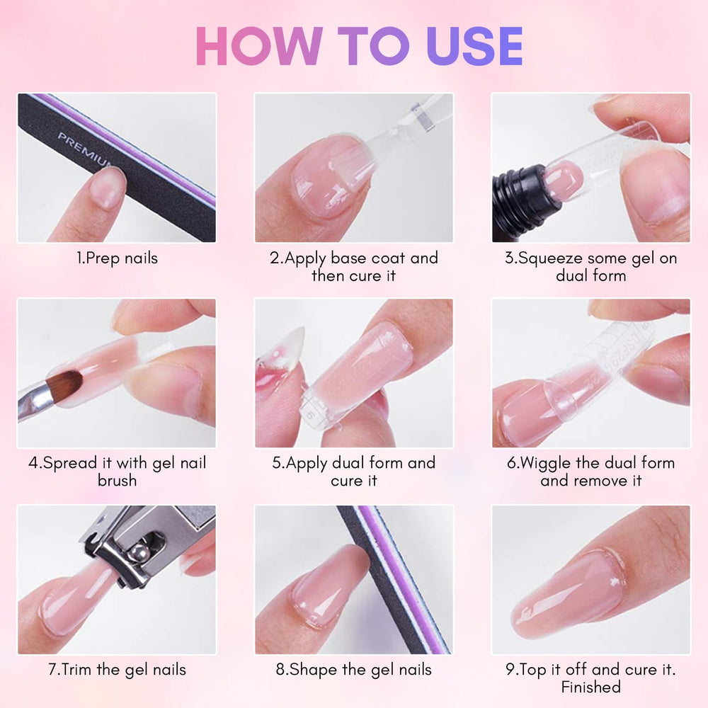 Makartt French manicure and ombre-ready color gel designs