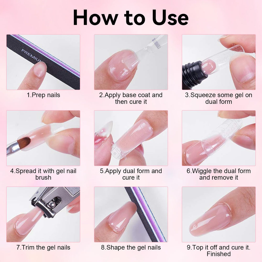 Makartt gel base supports strong nails for professionals and home DIYers