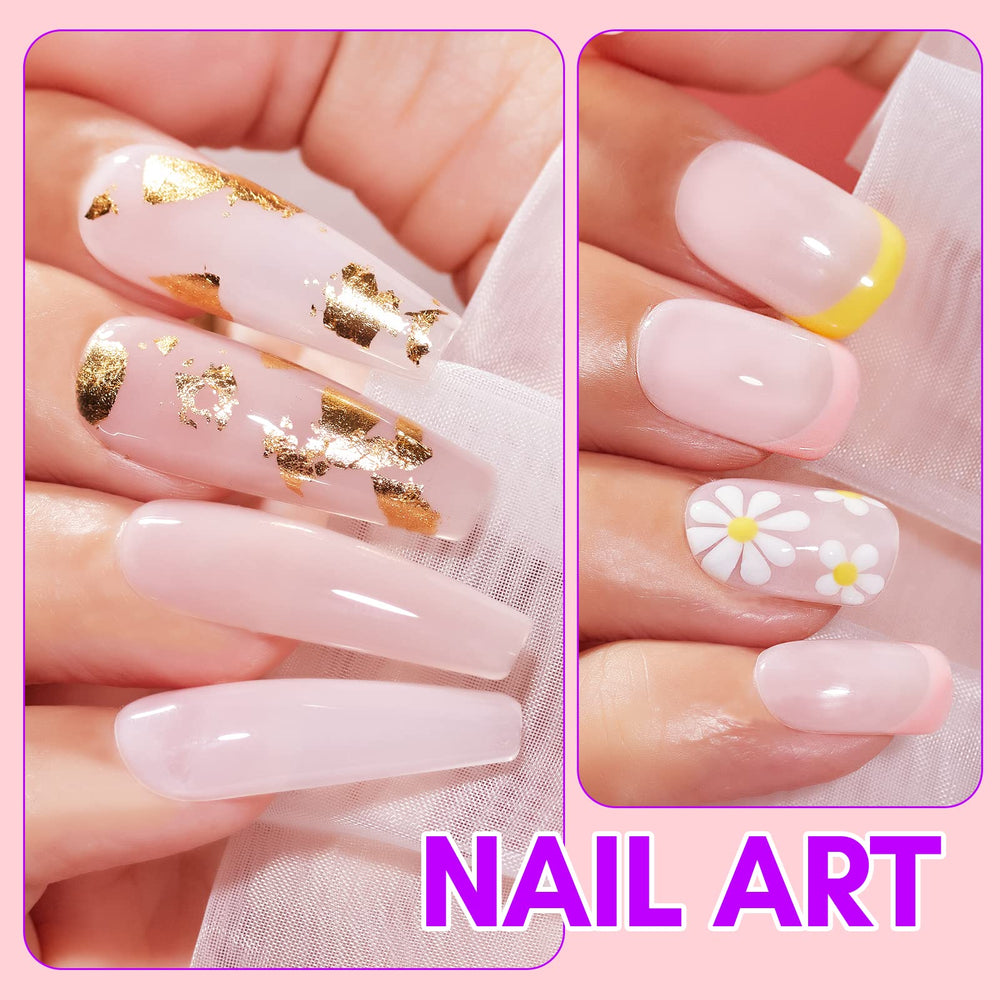 Makartt gel-nail-polish-set-6colors-apply-layer demonstrates layer-based customization for varying looks.