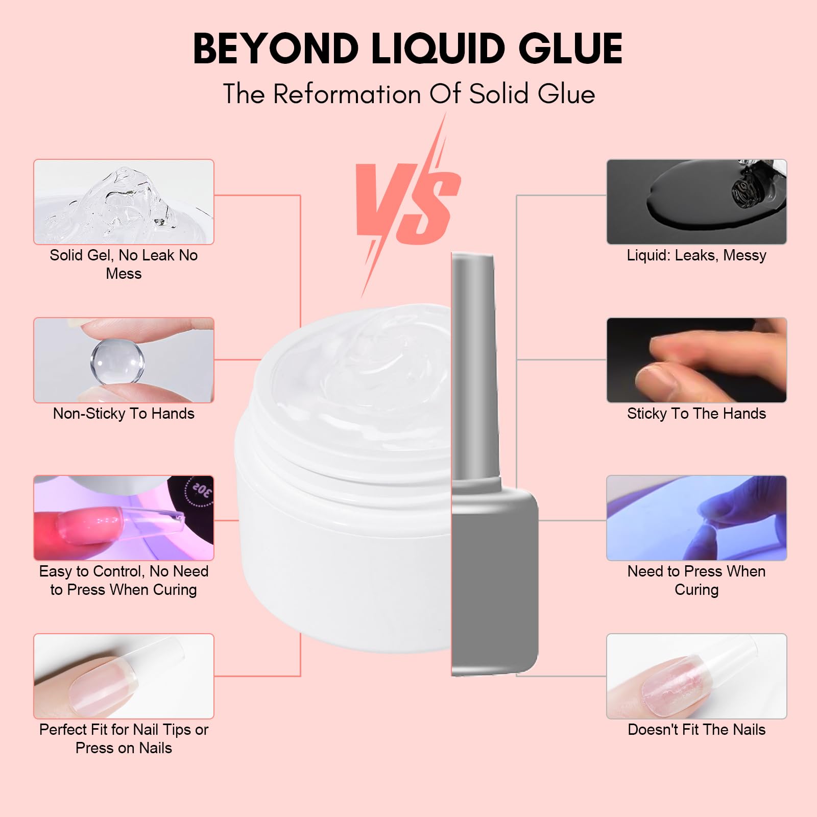 Makartt gel top coat 8ml protects against chips with gloss.