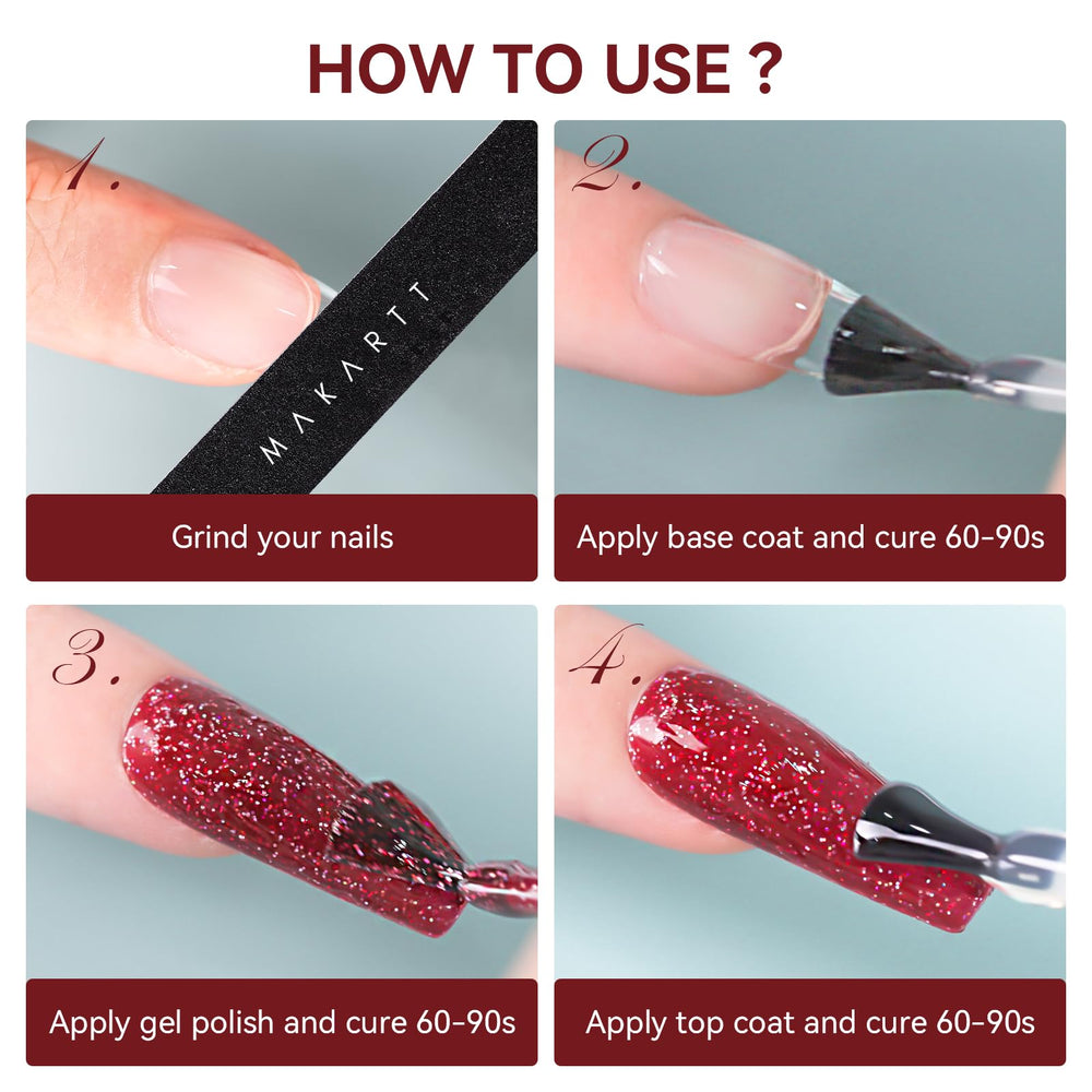 Holiday-ready gift packaging idea for Christmas nail art.