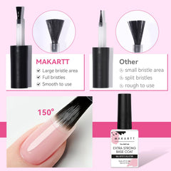 Makartt glossy hard top coat delivers durable shine and protection.