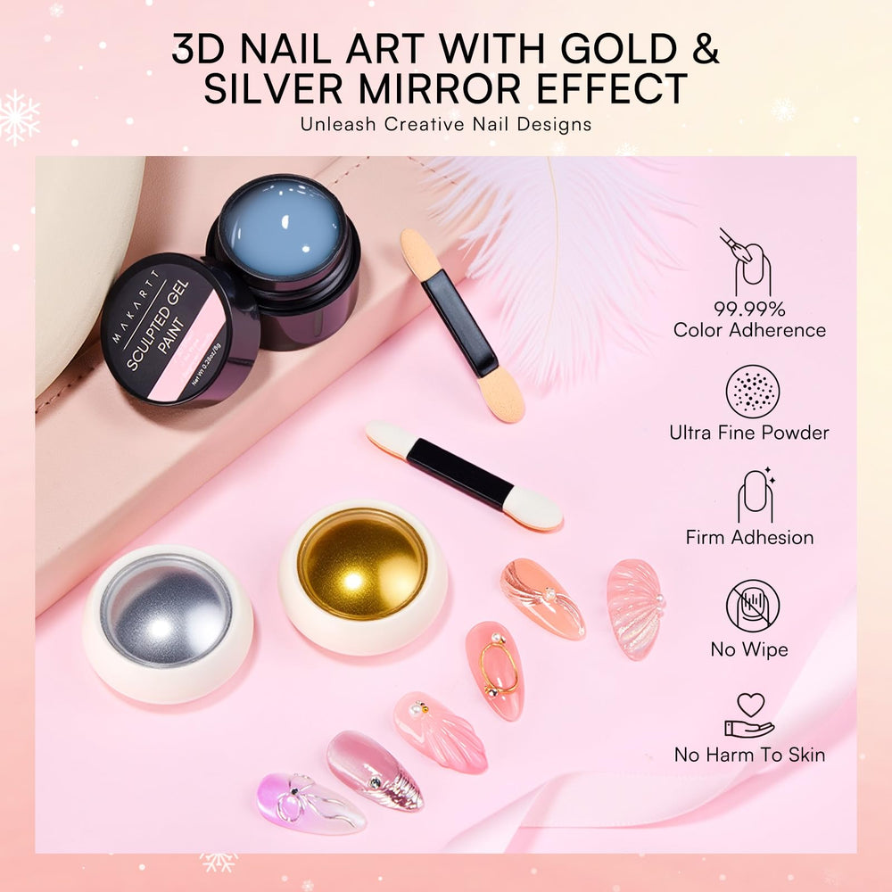 Makartt nail art tools and gems for small attachments