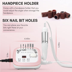 Makartt complete kit with controller, handpiece, cords and bits.