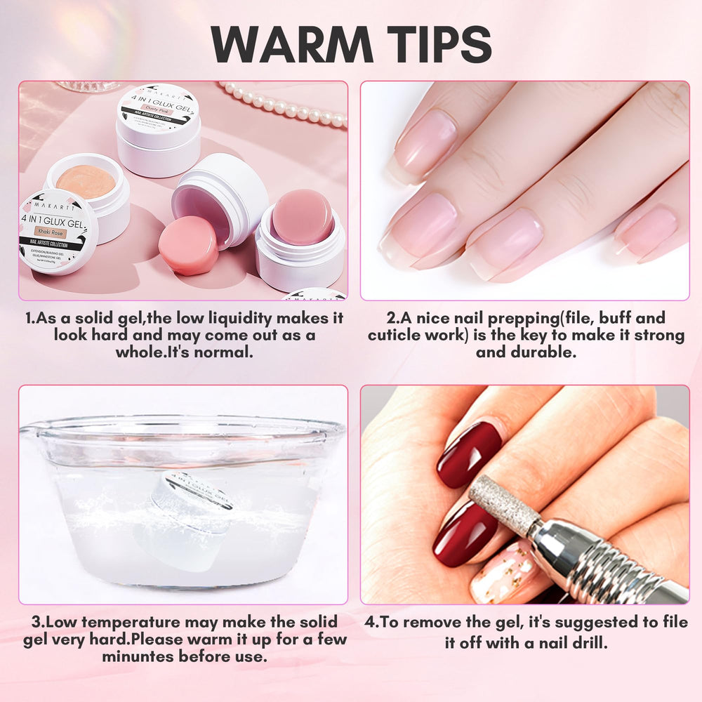Makartt Nail Extension Use for secure tips and long wear