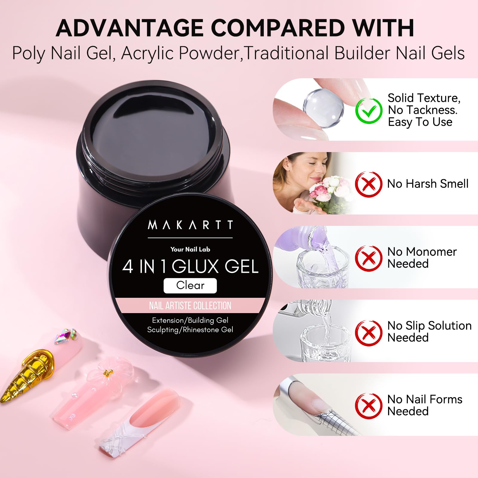 Nail file and buffer by Makartt for prep and finish.