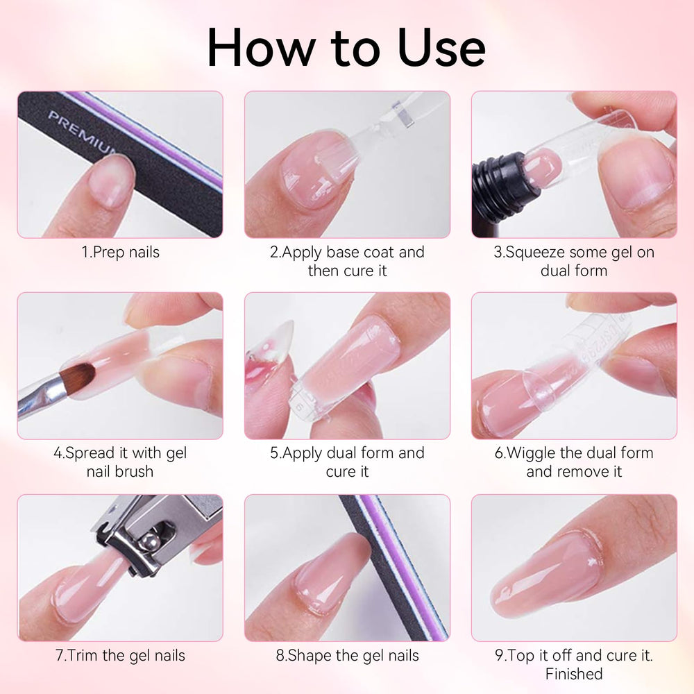 Makartt gel removal guide showing safe filing steps