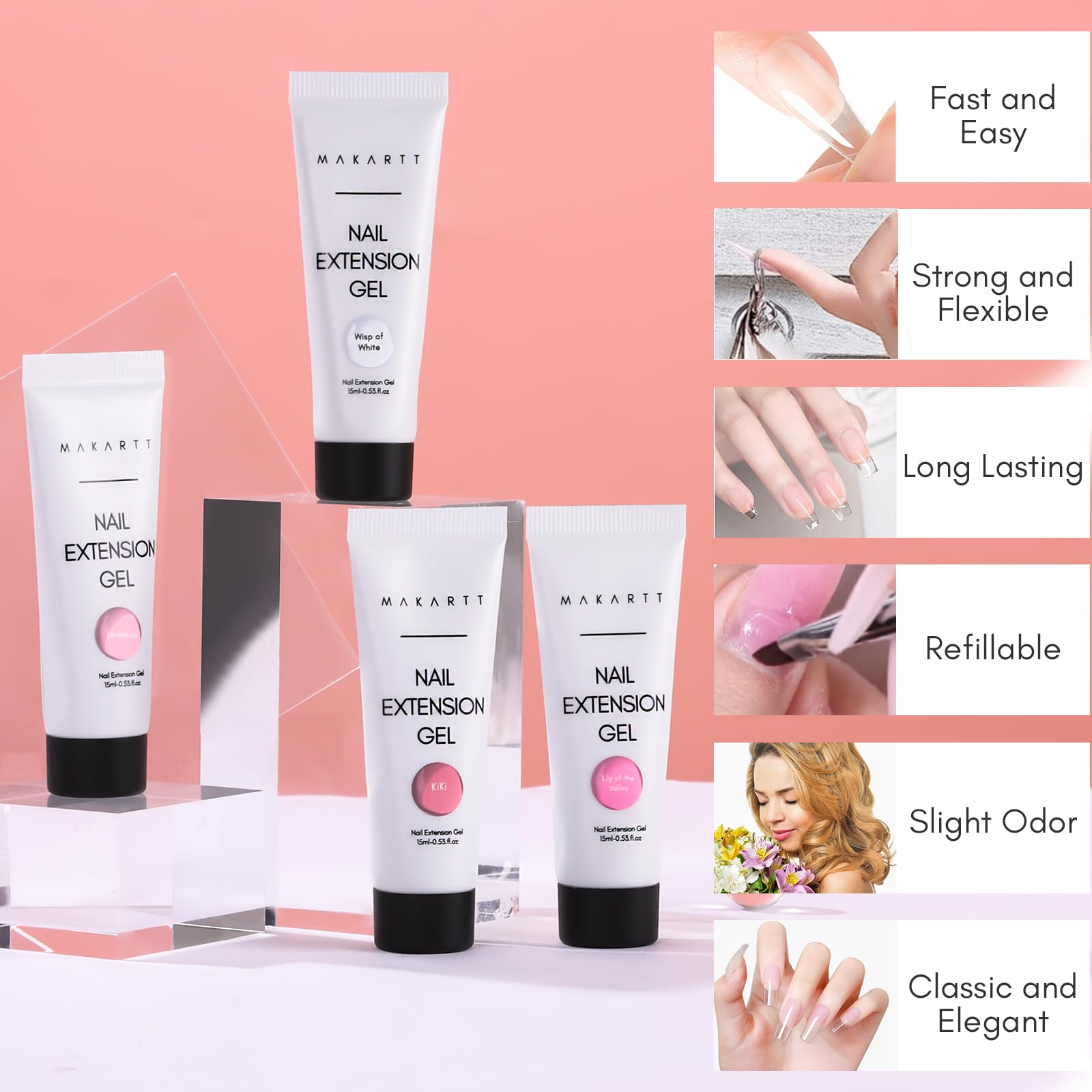 Makartt Poly Nail Gel Set enables 3D nail sculpting for artistic designs