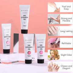 Makartt Poly Nail Gel Set enables 3D nail sculpting for artistic designs