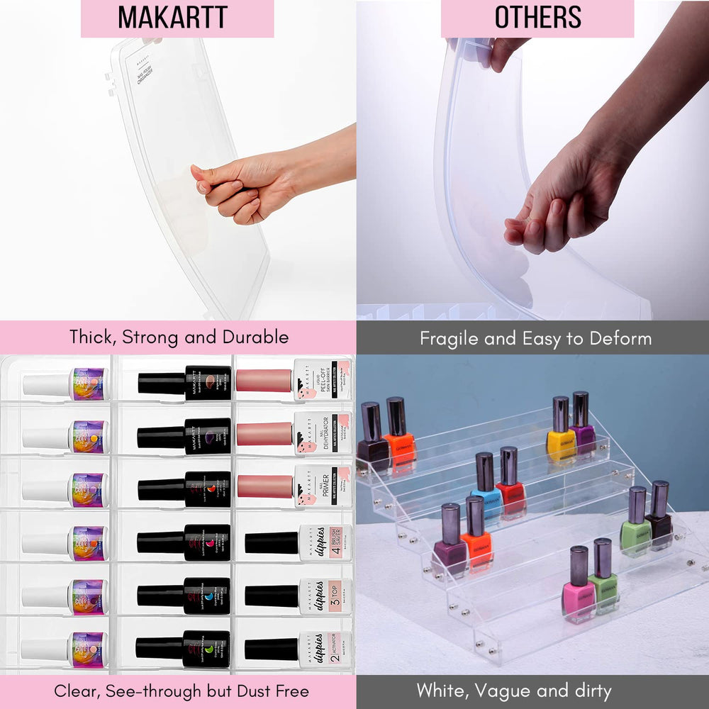 Makartt portable manicure box is easy to carry for salons, schools, or home use.