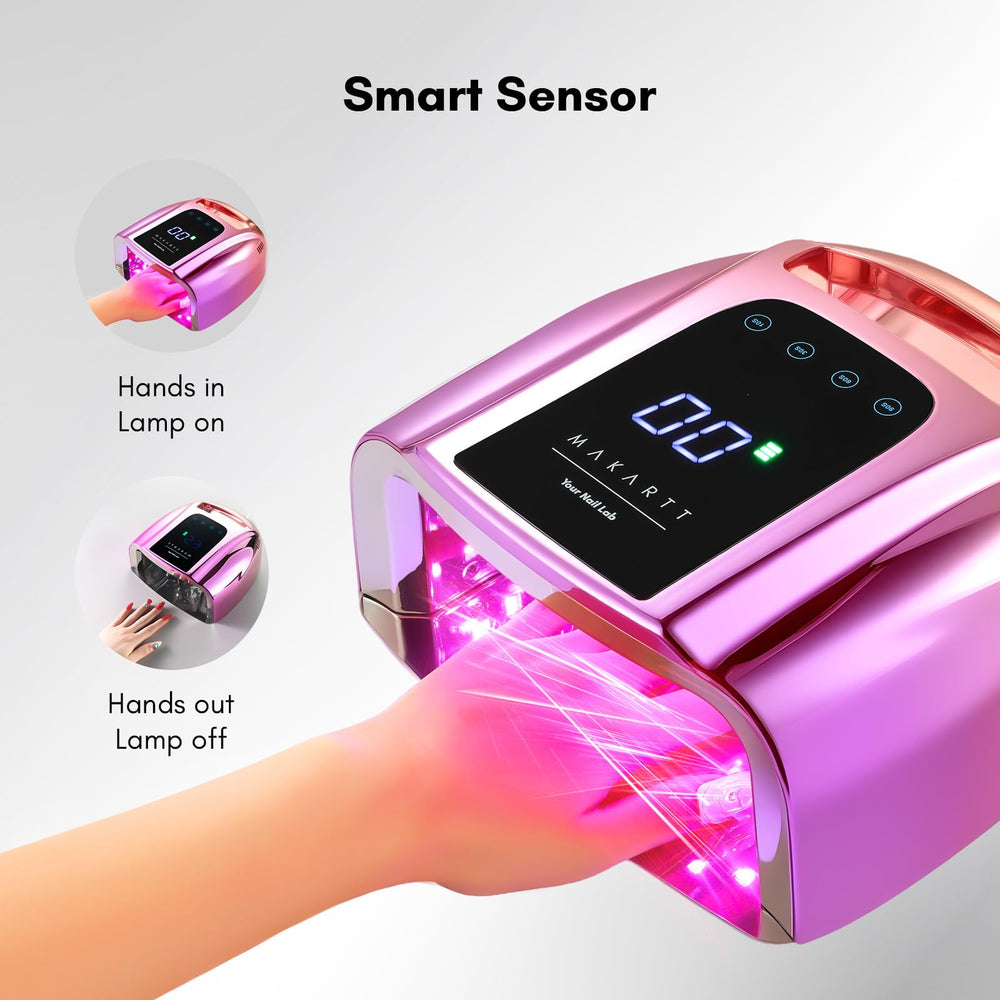 Makartt UV LED Nail Lamp detachable base for easy cleaning and switching tasks