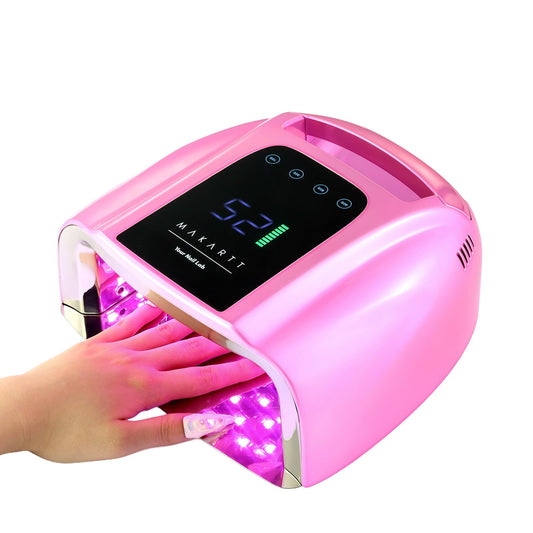 Makartt UV LED nail lamp front view for quick gel curing and even coverage.