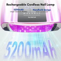Makartt lamp with smart sensor and touchscreen for easy hands-free operation