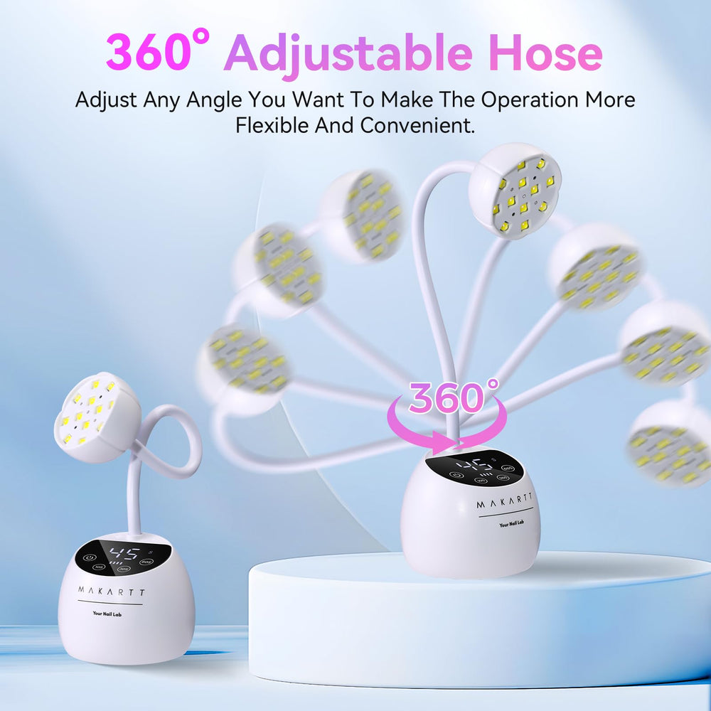 Makartt UV nail lamp LCD timer display for easy control