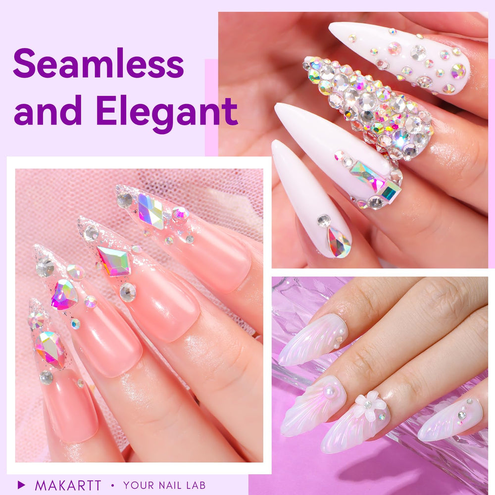 Makartt vegan cruelty-free nail glue adheres safely to natural and artificial nails