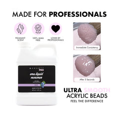 MakarttPro grape-scented monomer with Kolinsky brushes for smooth bead pickup
