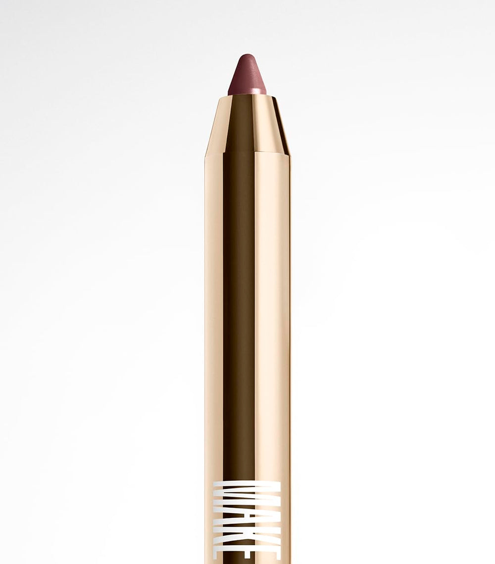 Included blending brush on MAKE Beauty Continuum Lip Liner for seamless diffusion