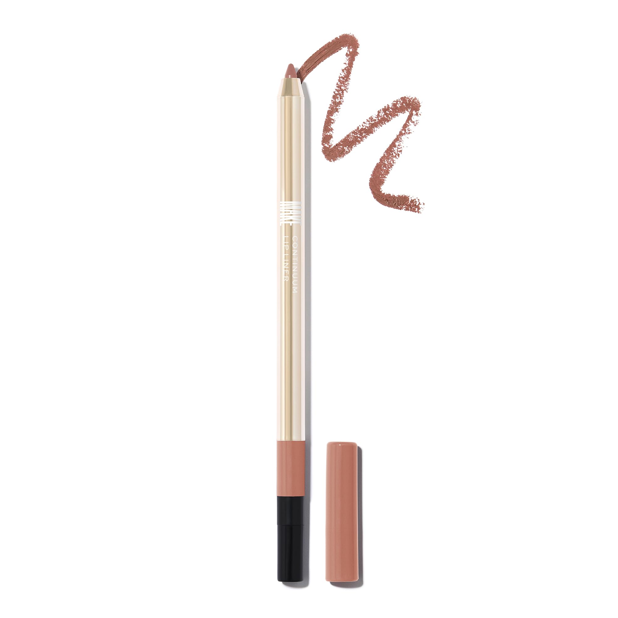 MAKE Beauty Continuum Lip Liner with built-in sharpener offers precise definition and easy touch-ups.