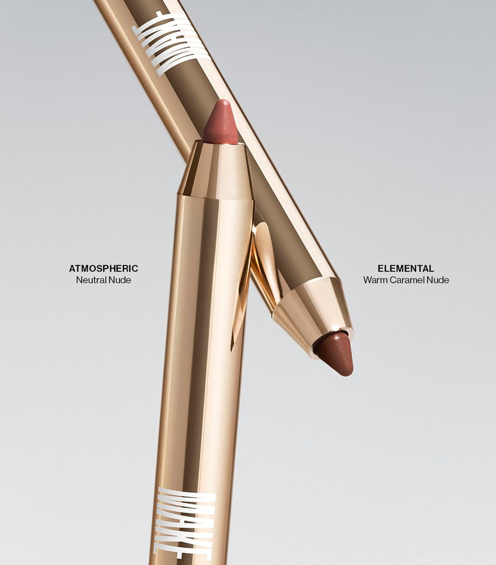 Lips with Equilibrium applied, showcasing defined line and all-over wear
