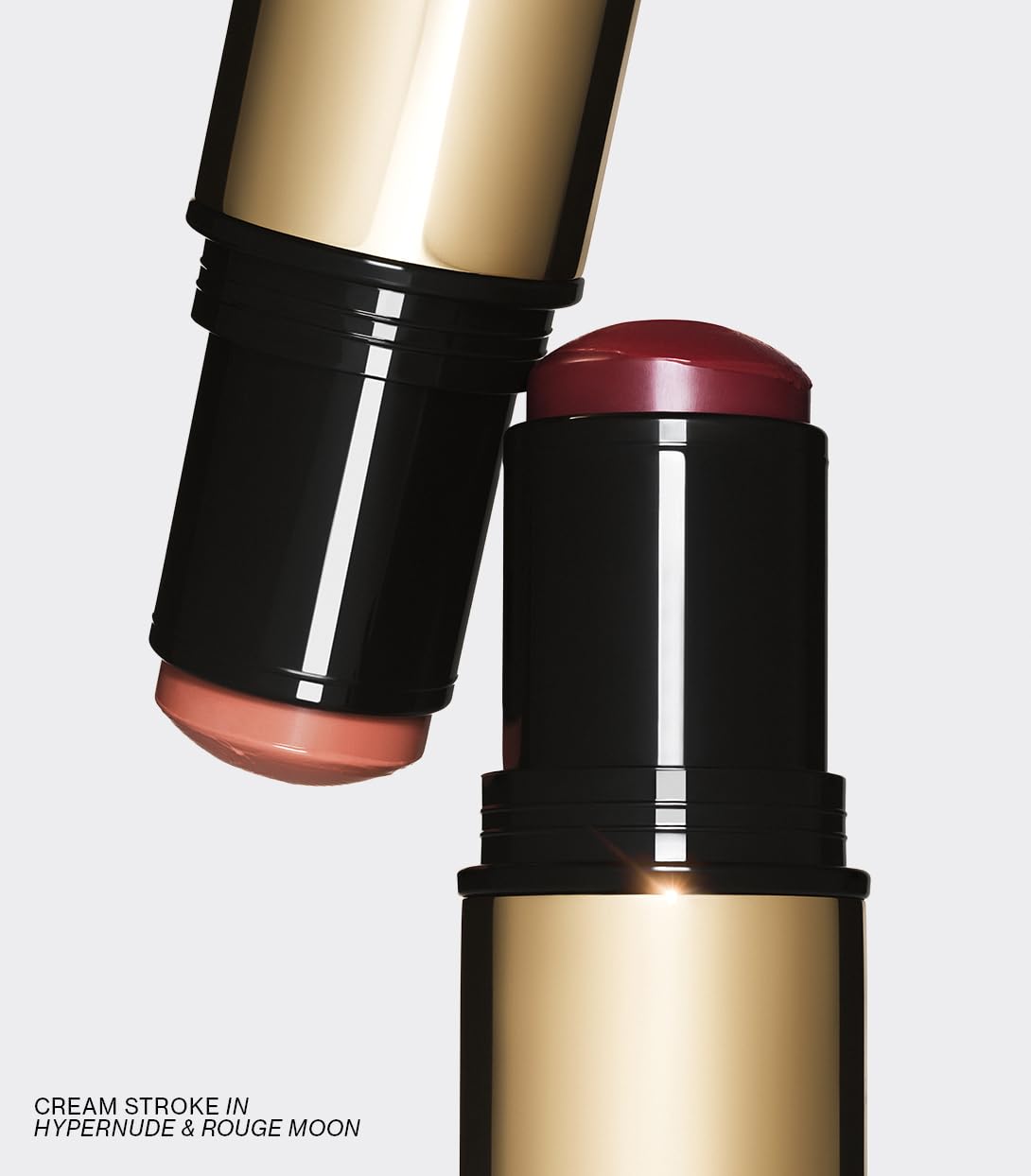 DERMATOLOGIST-TESTED MAKE Beauty Cream Stroke Blush Stick texture close-up