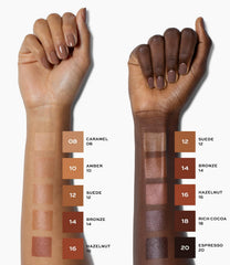 Close-up of the blurred finish from MAKE Diffusion Dew Skin Tint smoothing texture.