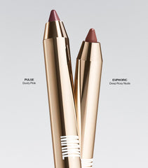 Creamy, non-drying texture of Lip Continuum on lips.