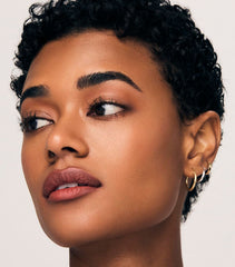 Lips wearing Lip Continuum demonstrate sharp versus soft definition.