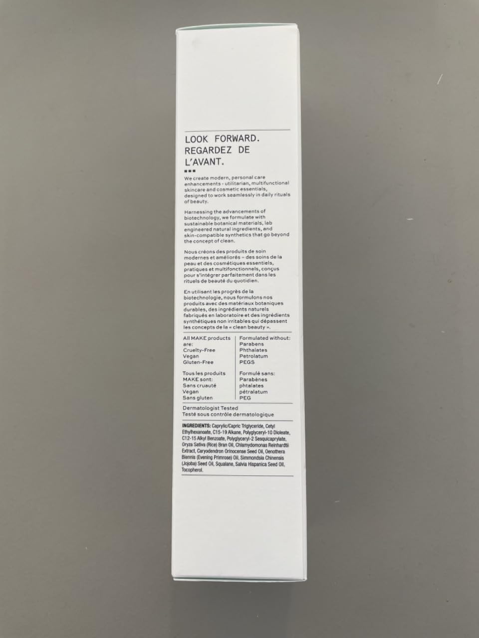 MAKE Beauty Pre-Cleanse packaging pump 3.8 oz for daily use