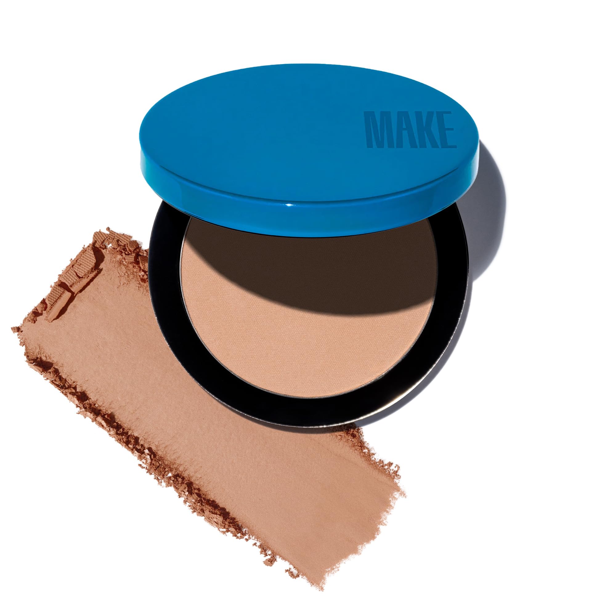Make Beauty Skin Mimetic Microsuede Bronzer Full Moon soft matte finish for fair skin.