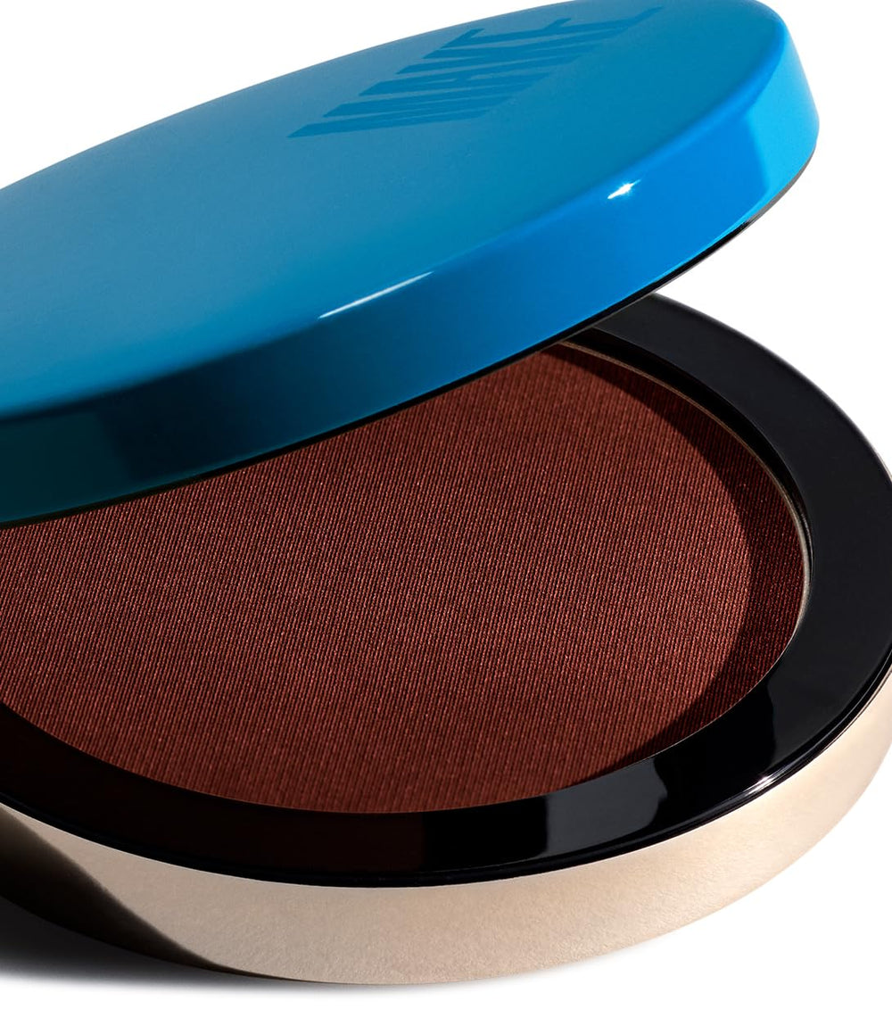 MAKE Beauty Skin Mimetic Bronzer Stellar swatches reveal rich, buildable warmth